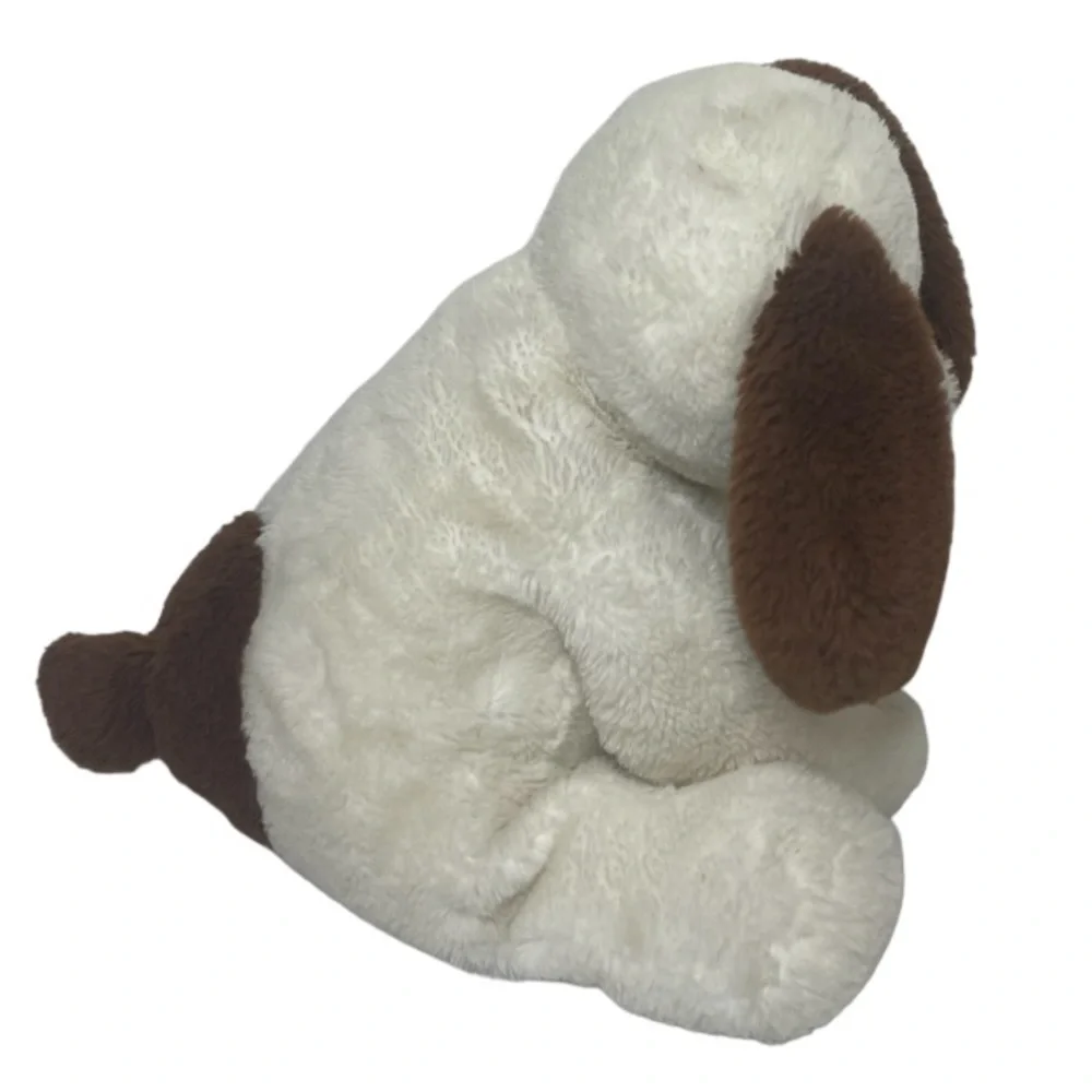 Animal Adventures White Plush Puppy Dog With Brown Ears & Pet Mat